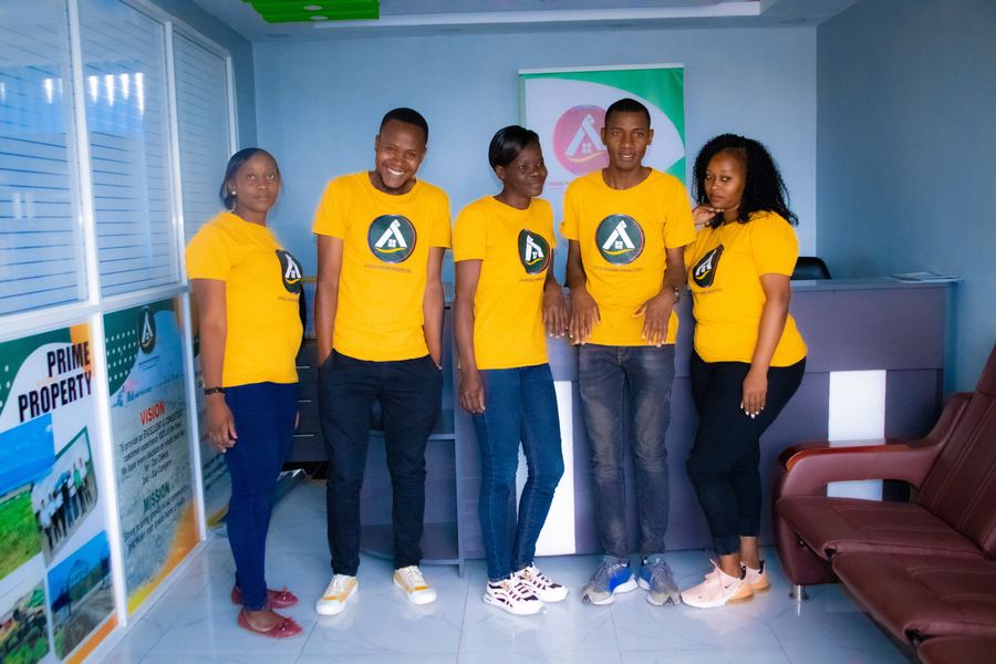 Urban Prime team in the office